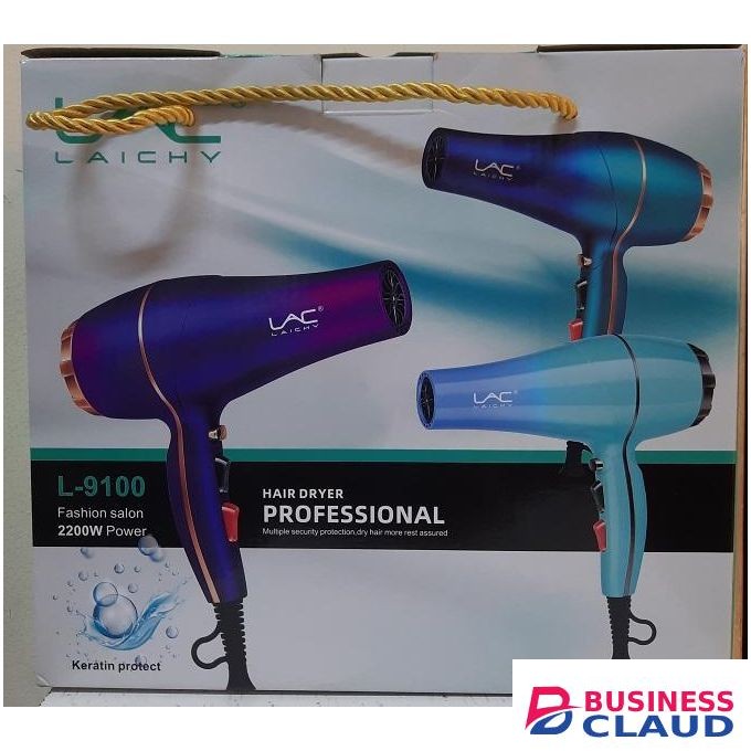 Lac Blow dry Machine. LAICHY L-9100 Hair Dryer. Fast efficient styling. Pik Attachment. Diffuser. Concentrator