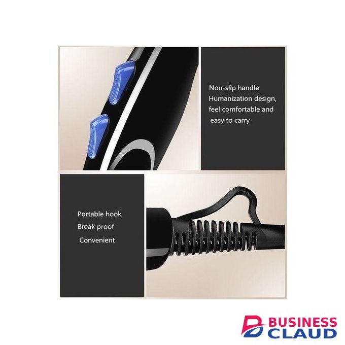 Canye Professional Hair Dryer with Diffuser, Blow Dryer for Women. 12 in 1 Salon Custom Smart One Step Styling Tool with Hot And Cold Wind Heat Settings - Hair Dryer, Flat Iron, Tongs, Manicure Set, 3 Combs, 2 Clips, Curls Diffuser.
