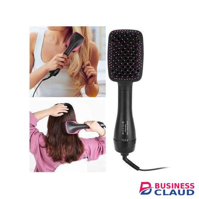 Quality 2 In 1 Hair Dryer/ Brush One Step Hair Blower Electric Hot Air Brush Comb Hair Curler Hot Comb Hair Blower Electric Hot Air Brush Blow Dry and Curler Combo With 3 Heat Setting