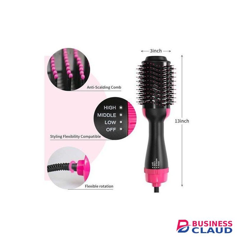 Electric Blow Dryer Brush 3 In 1 Hair Straightener