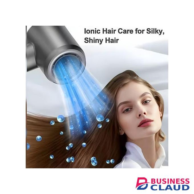 1600W negative ion hair dryer, strong wind power, super fast drying + 5 nozzles to create multiple salon styles