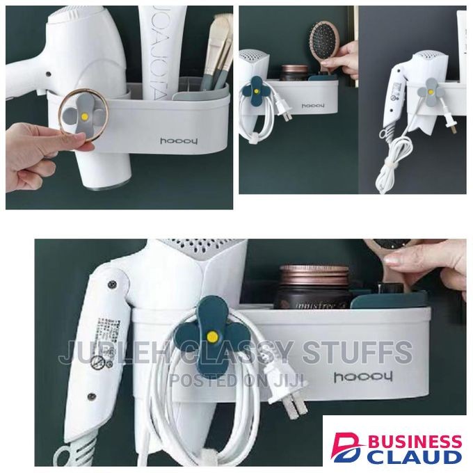 Hair Dryer Countertop Holder, Hair Tool Organizer Wall Mount