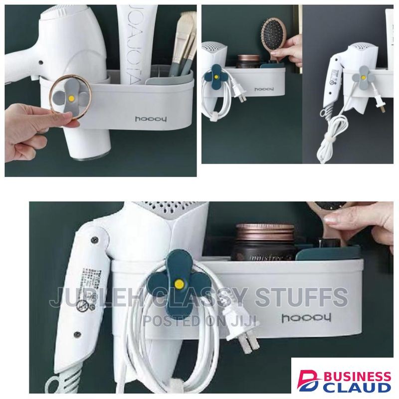 Hair Dryer Countertop Holder, Hair Tool Organizer Wall Mount