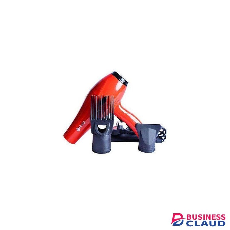 Nunix Hair Red Blow Dryer With Beauty Accessories HD-01