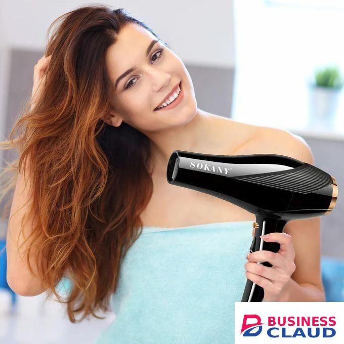 Sokany Hair Dryer - Salon-Style Blowouts, Lightweight Design, 2600 Watts For Fast Drying With 4 Heat & 2 Speed Settings For Drying And Styling Flexibility, With Combs