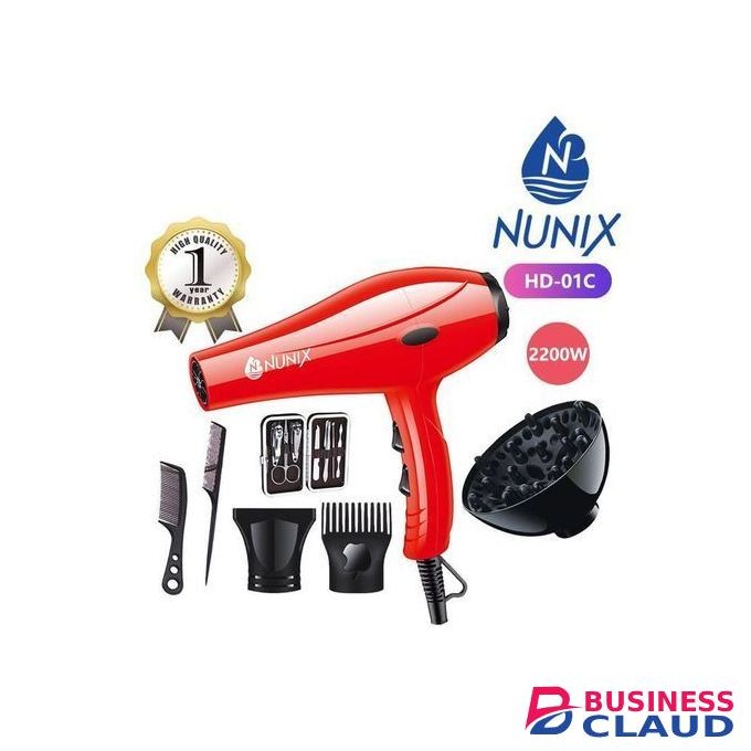 Nunix Professional /Home 2200W Blow Dry Hair Dryer