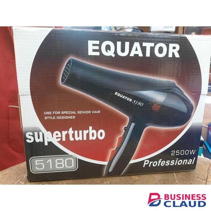 Dry Hair Blow Dryer. High Quality 2500W Professional 5180 Superturbo.