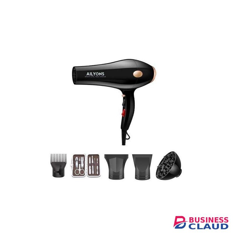 AILYONS Commercial And Personal Use Hair BlowDry Hair Dryer With Hair And Nail Tools - 2200W (1YR WRTY)