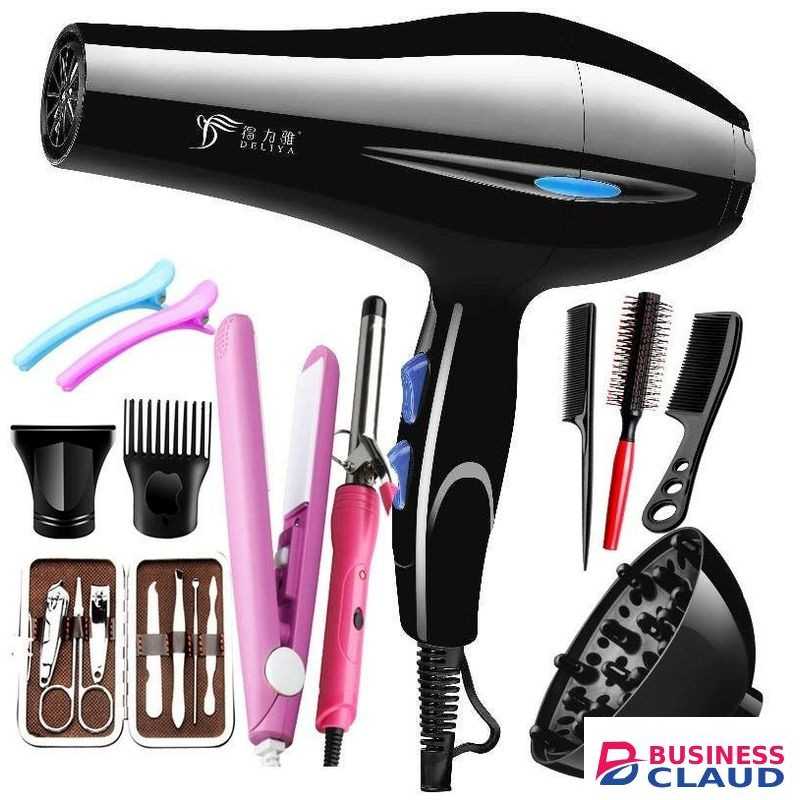 12 Pieces Set Blowdryer Hair Dryer With Aceessories.