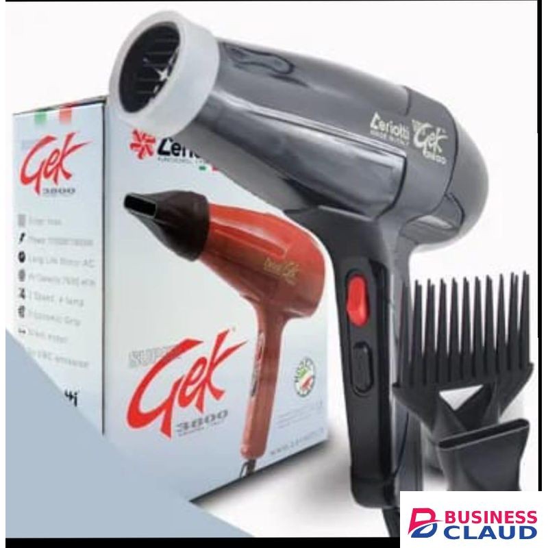 Zeriotti Zerriot-3800W Professional Blow Dryer Gek Edition – Fast Drying, Heat Control & Salon-Quality Styling for All Hair Types
