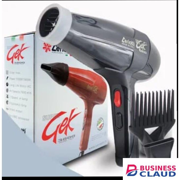 Zeriotti Zerriot-3800W Professional Blow Dryer Gek Edition – Fast Drying, Heat Control & Salon-Quality Styling for All Hair Types