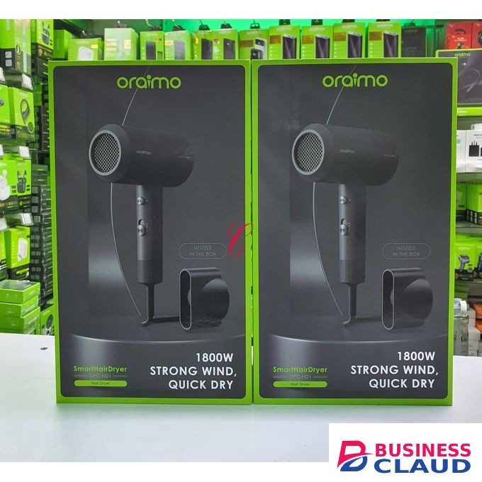 Oraimo Smart Hair Dryer OPC-HD1 – 1800W Professional Dryer With Negative Ion Technology For Smooth Finish