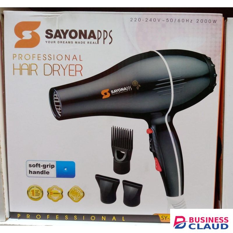 Sayona High Quality Professional Hair Blow Dryer With 3 Heating
