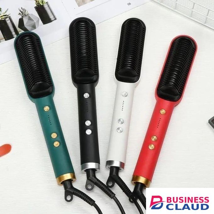 Straight Hot Comb Blow Dry Hair Straightener Brush Electric Hand Hair Blow Dryer