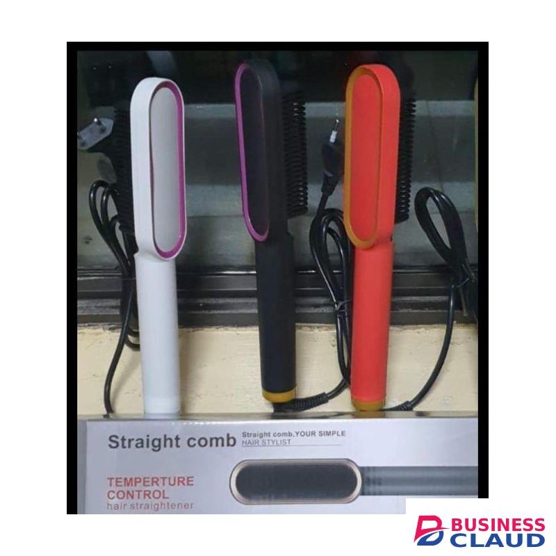 Straight Hot Comb Blowdry Hair Straightener Brush Electric Hand Hair Blow Dryer
