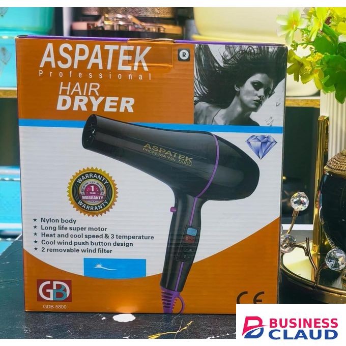 ASPATEK Hair Drier. Model Professional 5800