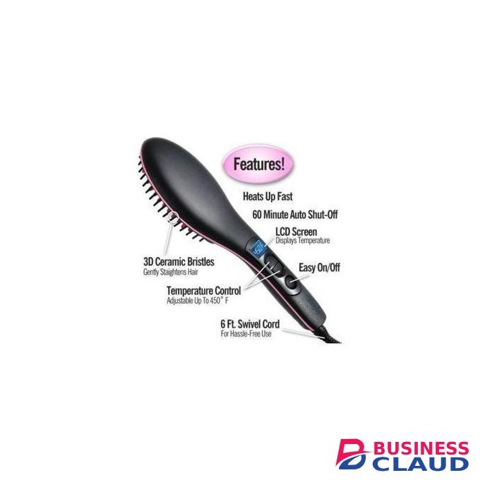 Simply Straight Temperature Control Hair Straightening Brush