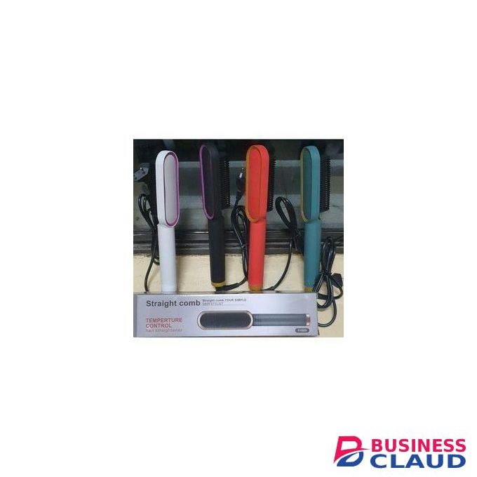 Ceramic Simply Straight Hot Comb Blowdry Hair Straightener brush Electric Hand Hair Blow Dryer