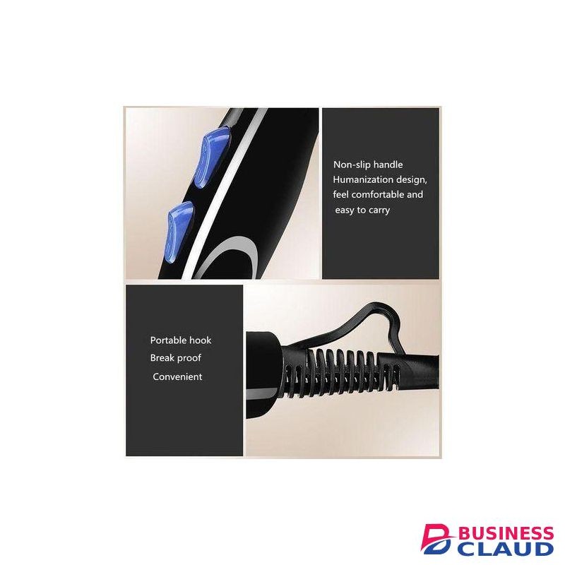Canye Hair Drier/ Straightener. With 12 Pieces Accessories - Blowdry, 2 Attachments, Diffuser, Flat Iron, Tongs, 3 Combs, Nail Tools, 2 Clips.