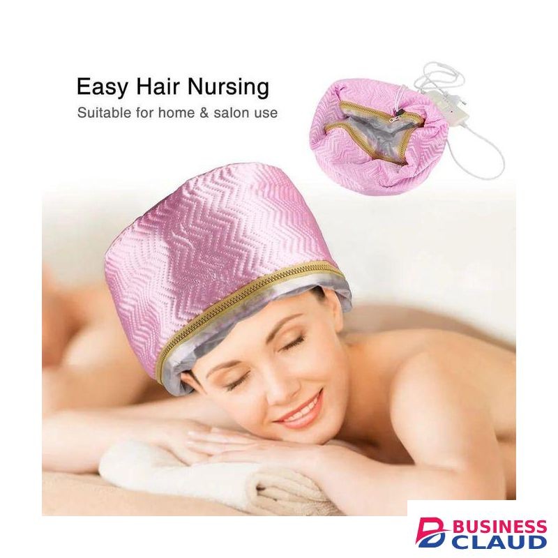 Hair Thermal Treatment Cap, Hair Steamer Thermal Heat Cap Deep Conditioning Temperature Adjustable Electric Heat Cap Hair Care Moisturize and Nourish for Home Use