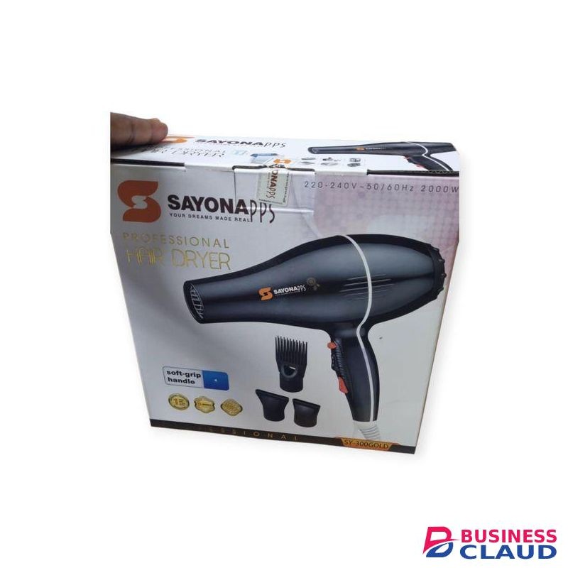 Sayona Salon Barber Hair Blow Drier Heavy Duty Blowdry