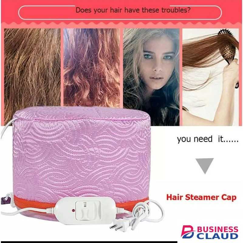 Hair Steamer Thermal Heat Cap Deep Conditioning Scalp Treatment For Home Use