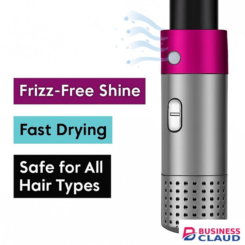 Electric Hot Comb Brush Hair Straightener Dryer & Smoother - Anti-Frizz - Adjustable Temp - 360° Swivel Cord - Perfect for All Hair