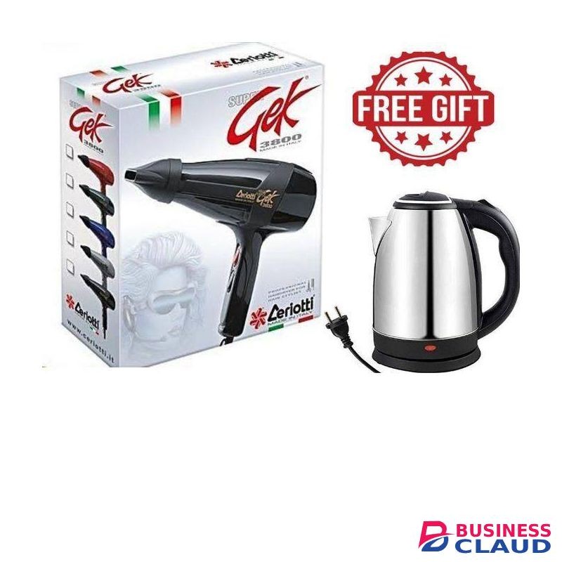Gek 3800 Salon Blow-dry free 2LITRES KETTLE