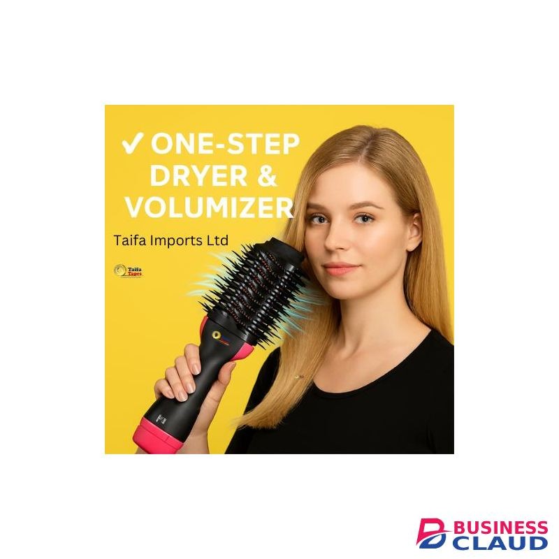 One Step Hot Air Brush Dryer & Volumizer – 3 Heat Settings, Frizz-Free Blowouts for All Hair Types