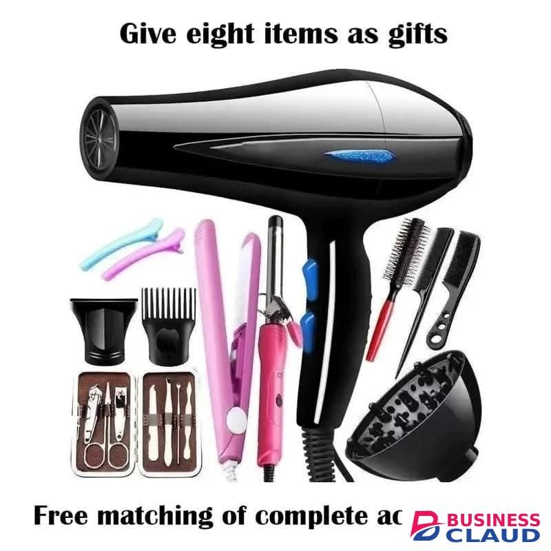 12-Piece Professional Hair Dryer Set