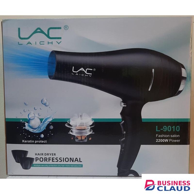 Lac Commercial Hot & Cold Hair Blow Dry Machine.L-9010 Hair Dryer + combs