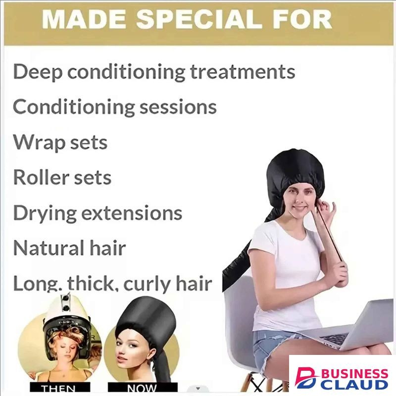 Soft Bonnet Hair Dryer For Salon & Home Use Warm Airflow Technology