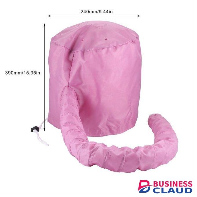 Portable Hair Dryer Bonnet Heat Cap Blow Dryer Attachment - Adjustable Pink