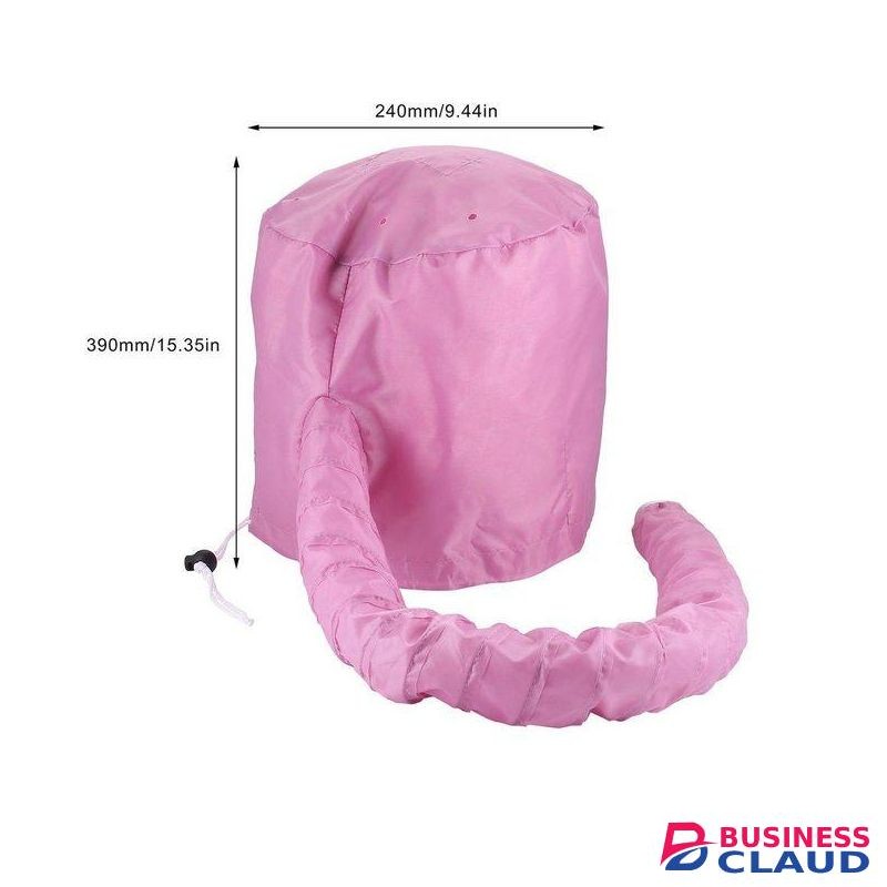 Portable Hair Dryer Bonnet Heat Cap Blow Dryer Attachment - Adjustable Pink