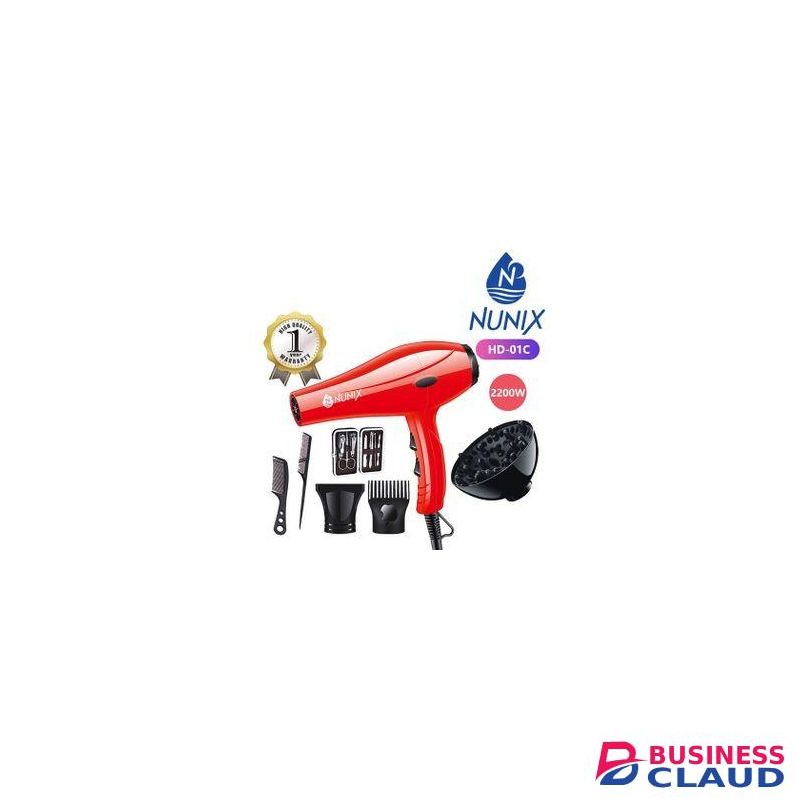 Nunix Hair Blow Dryer With Beauty Accessorie