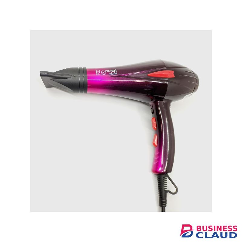 Bopai Hair Blow Dryer With 2 Speeds And 3 Heat Settings.