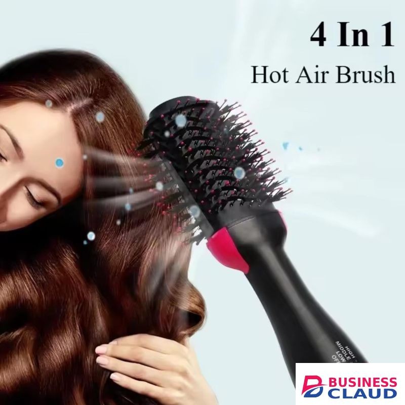 4 in 1 hot air brush, hair curler, Straightener, dryer, brush