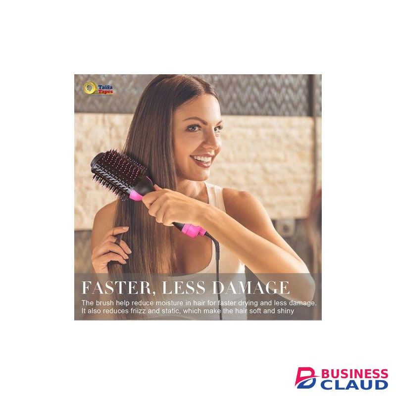 IONIC HAIR DRYER HAIR STRAIGHTENER HOT AIR BRUSH & VOLUMIZER - Effortless Hair Styling in Minutes