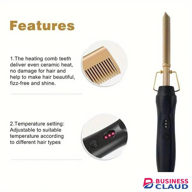 3 in 1 straight curling comb Hair Straightener And hair twister Hair Curler With hair dryer