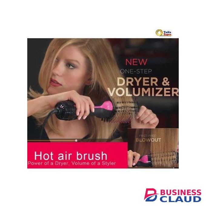One Step 5 in 1 Hair Dryer Straightener Brush & Volumizer - Negative Ion Straightening Comb for Smooth, Frizz Free Hair