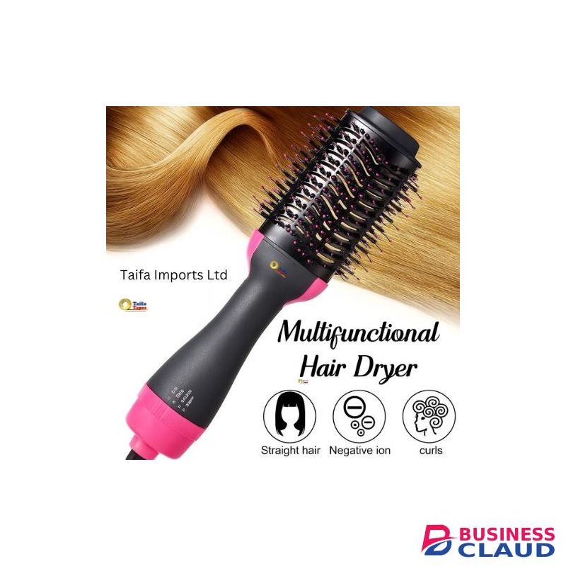 HOT AIR BRUSH HAIR STRAIGHTENER IONIC HAIR DRYER ALL IN ONE VOLUMIZING BRUSH