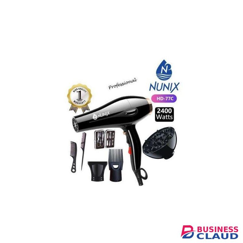 Ceriotti 2400Watts Proffesional / Commercial Hairdryer Blowdryer With Accessories And Diffuser For Home And Salon