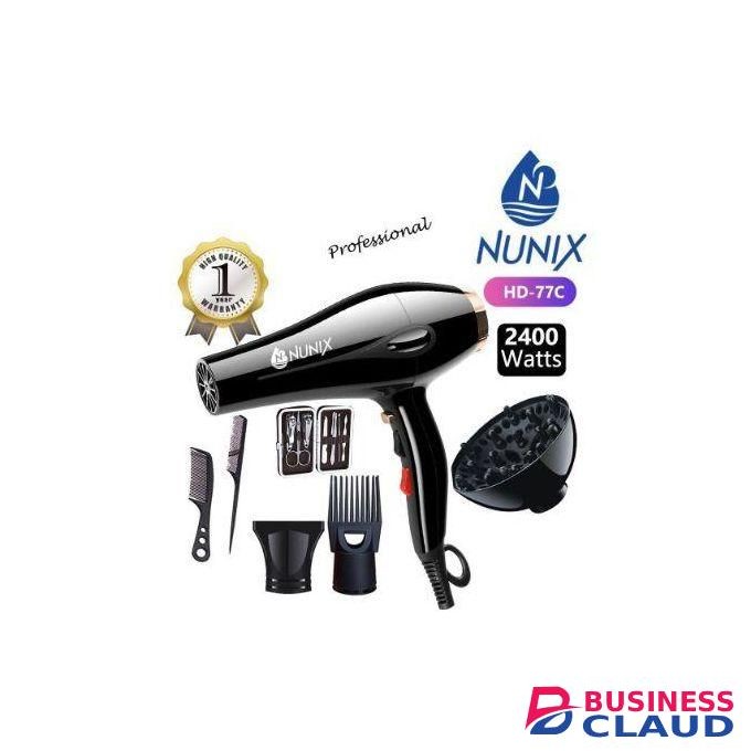Ceriotti 2400Watts Proffesional / Commercial Hairdryer Blowdryer With Accessories And Diffuser For Home And Salon