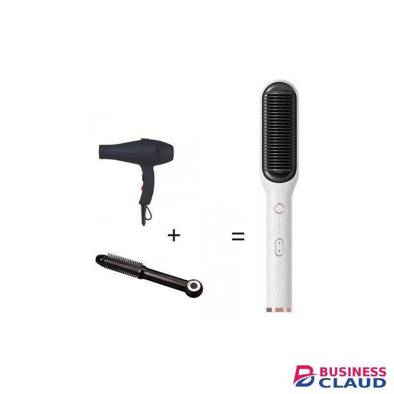 2 In 1 Hair Straightener Blow Hot Comb Multifunctional Electric Hand Dryer