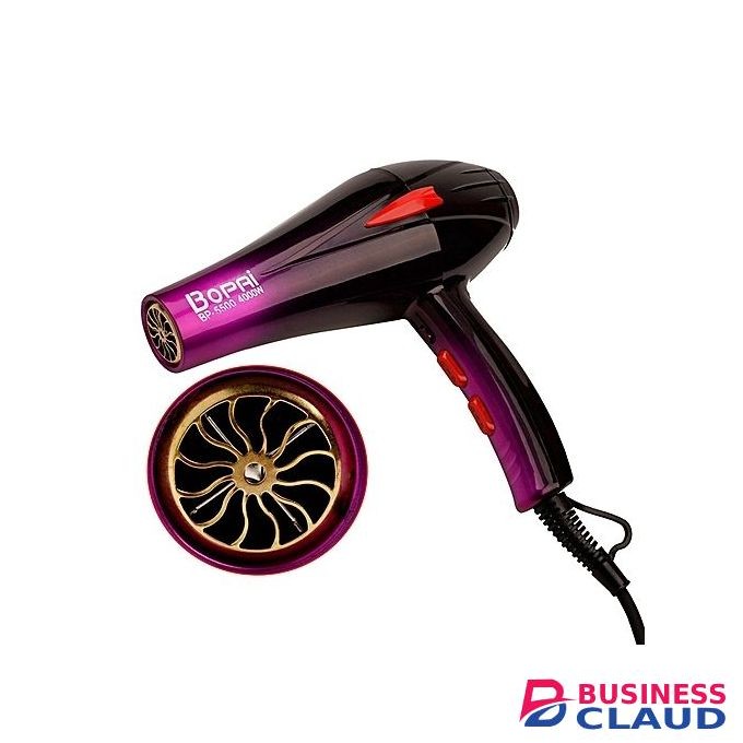 Bopai Hair Blow Dryer 4000Watts - Black & Purple