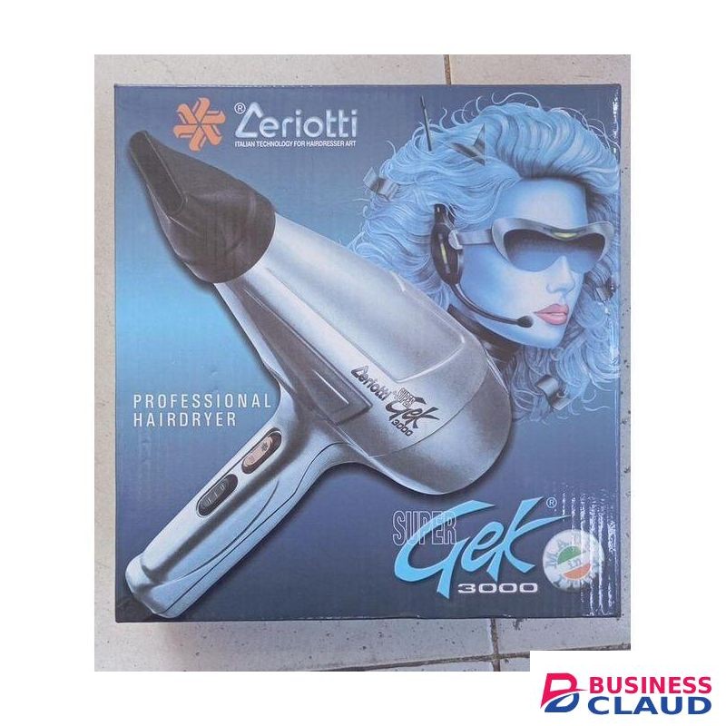 Ceriotti Super Gek 3000 Ionic Hair Dryer Salon Styling AC Motor Durable