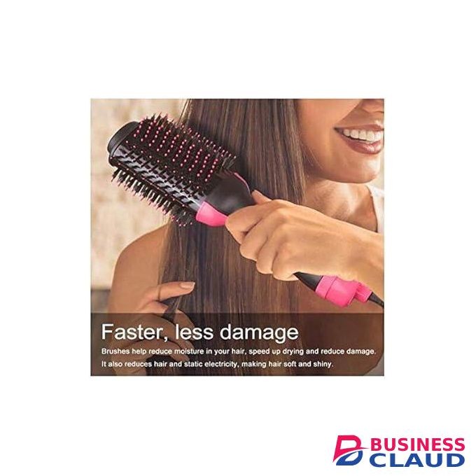 3 In 1 Professional Hair Straightener 3 N 1 Multifunctional Hair Dryer Volumizer Rotating Hot Hair Brush Curler Roller Rotate Styler Comb Styling Curling Flat Iron