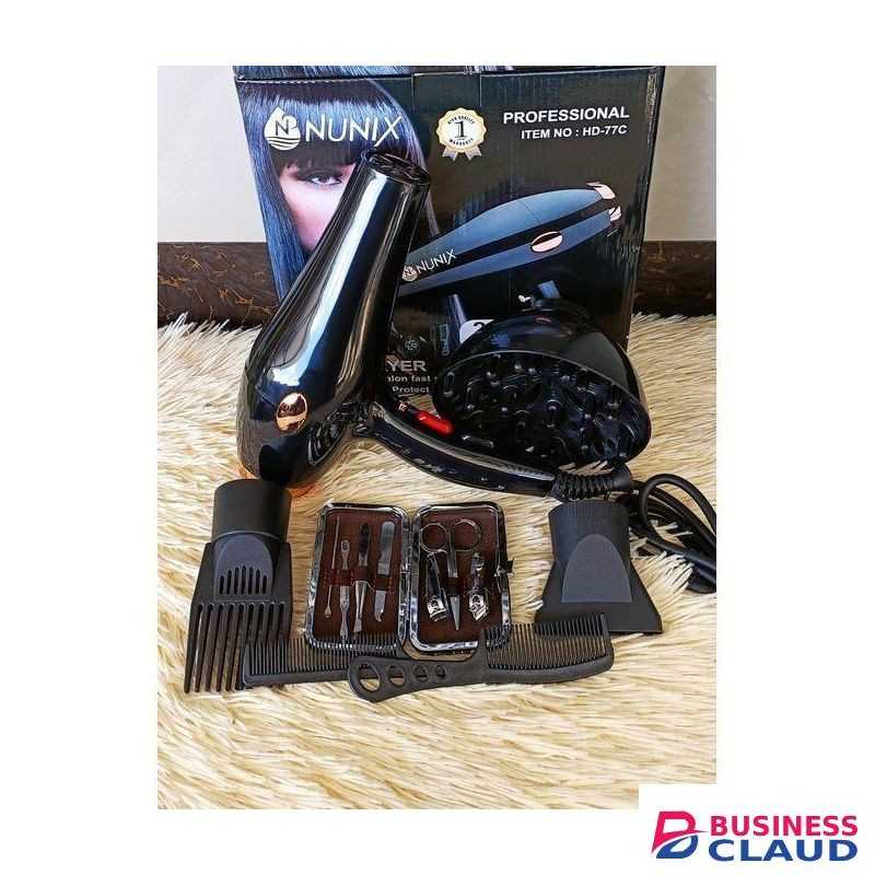 Nunix Blowdry hair browdry 2400wts with accessories