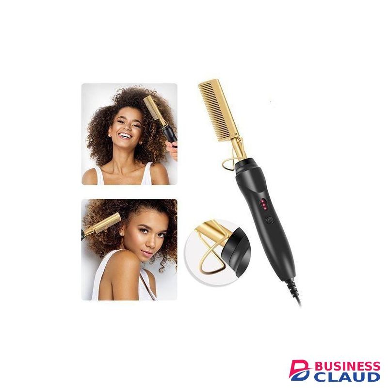 Portable Electric Hair Straightener Fast Hot Comb