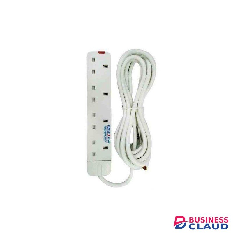 Powermax Power King BEST AFFORDABLE FOUR WAY POWER EXTENSION – USE FOR MOBILE CHARGERS, HAIR DRYERS, SOUND SYSTEMS & MORE